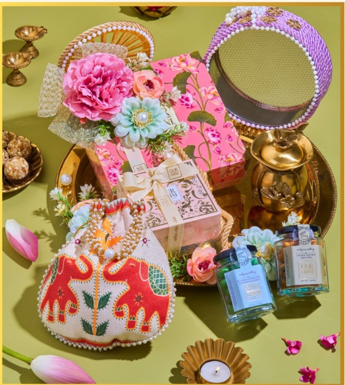 THE KARWA CHAUTH SARGI HAMPER WITH THAL