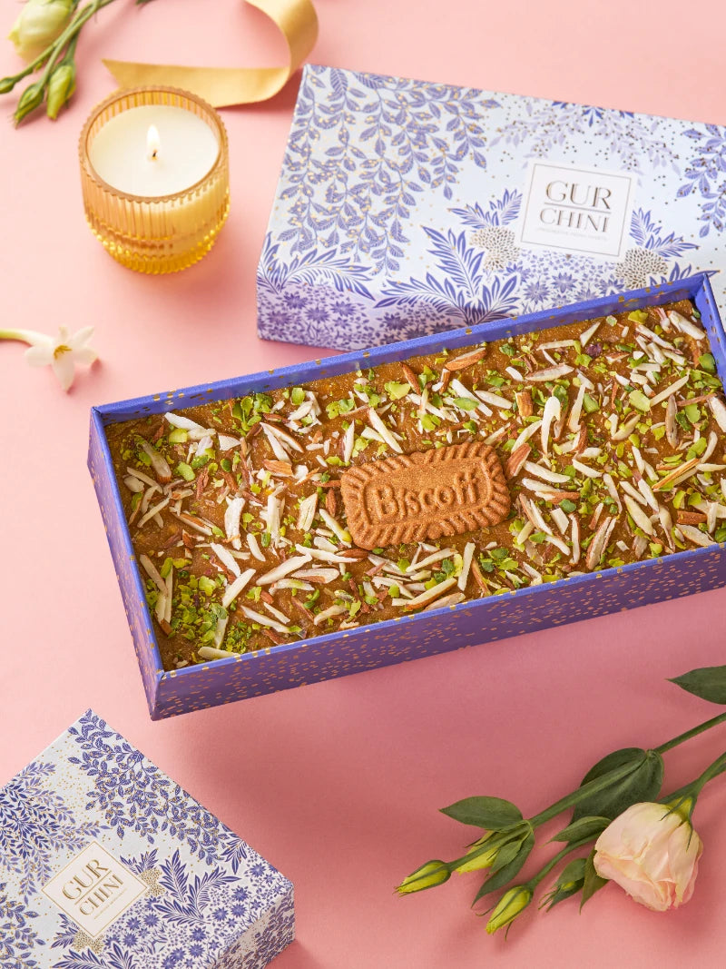 A LUXURY BOX OF KALA CHANA BESAN BISCOFF SLAB