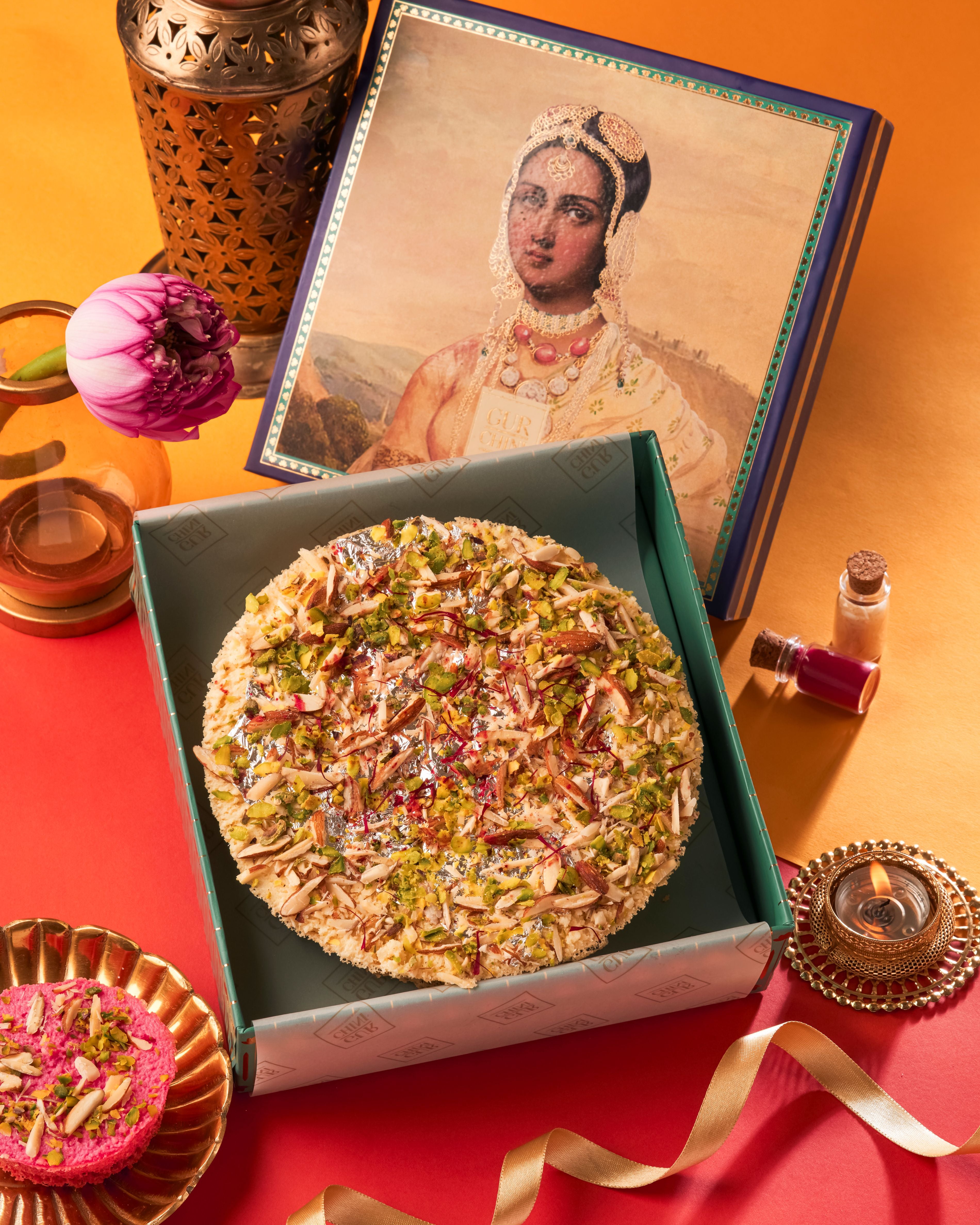 Gurchini Special Big Bikaneri Malai Rabdi Ghewar