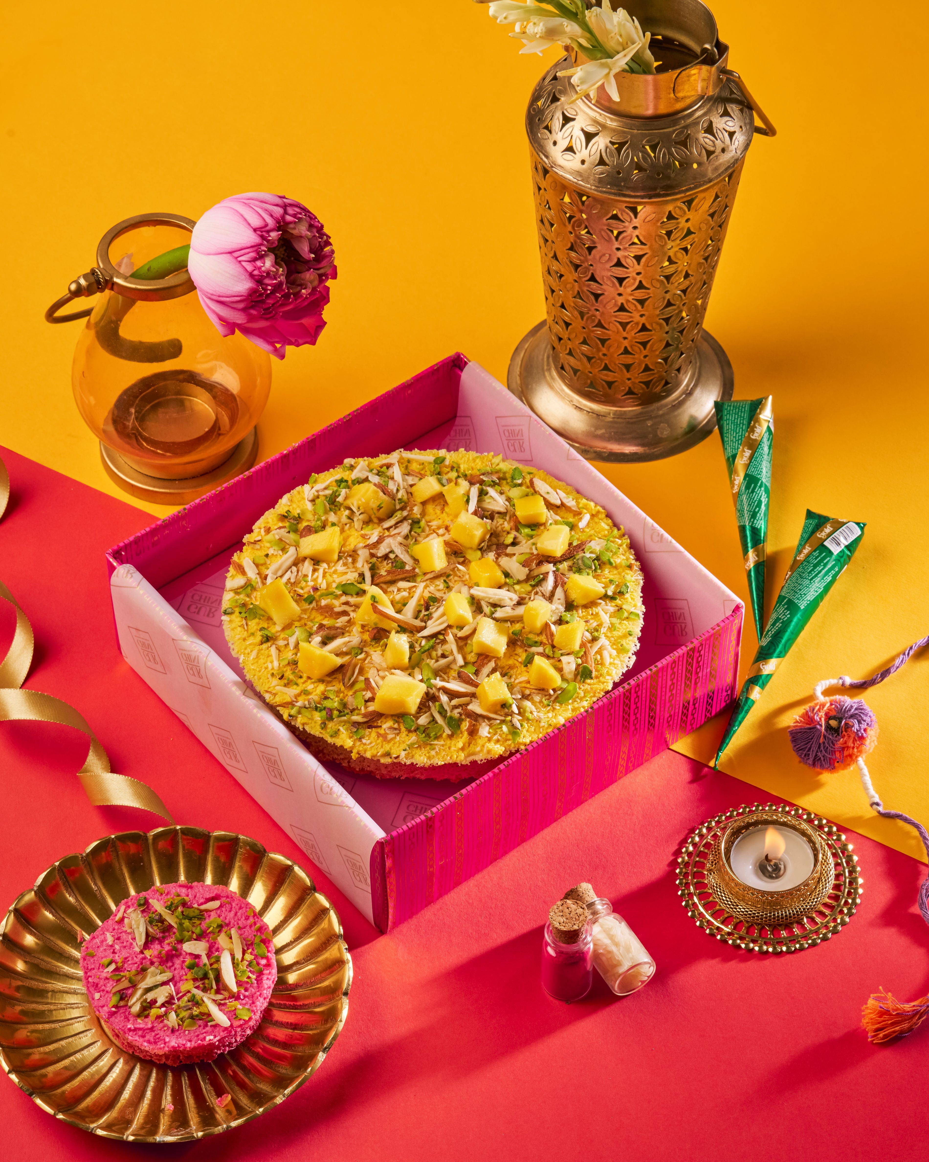 Gurchini Special Big Alphanso Mango Rabdi Ghewar