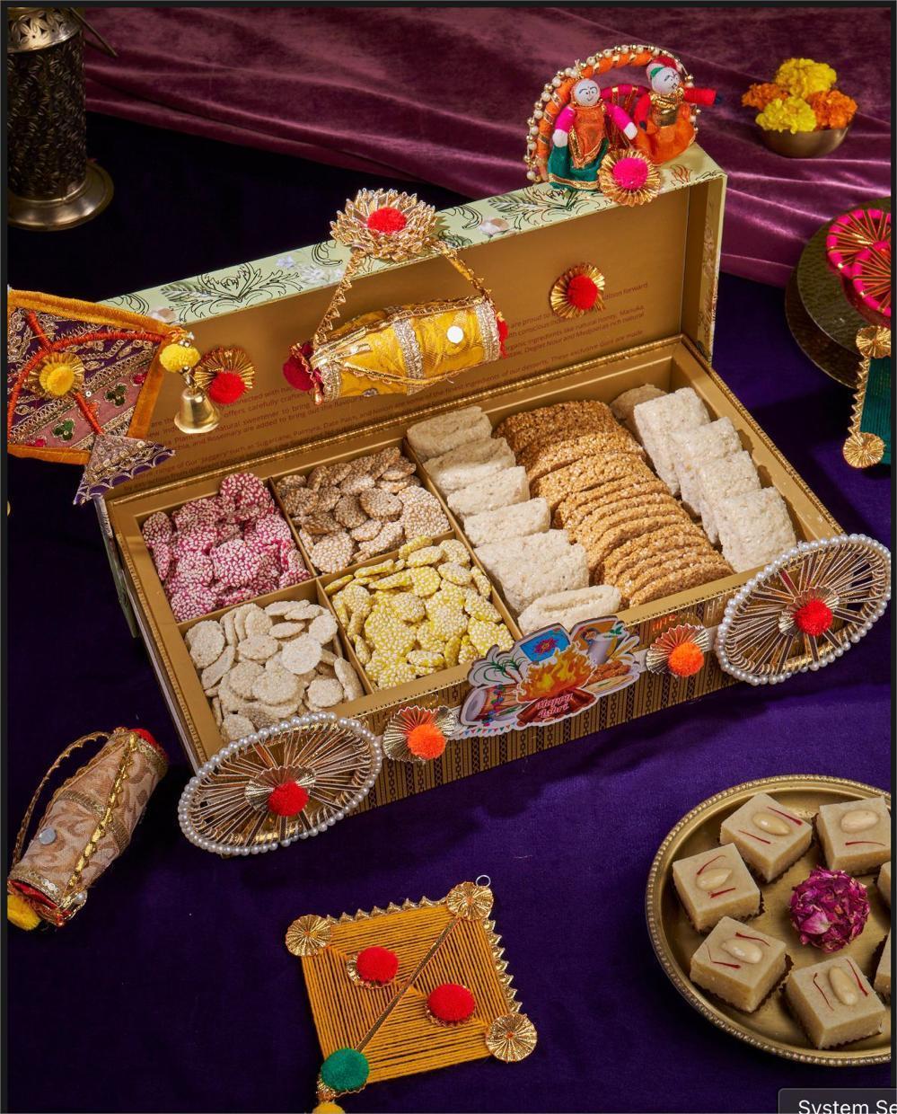 Lohri Special Decor Golden Hamper