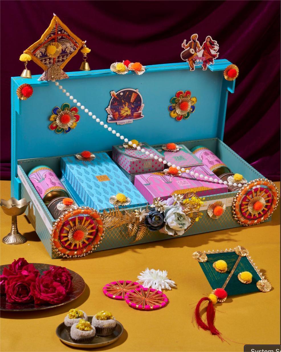 Lohri Special Mewar Theme Assorted Gajjak Rewari Hamper