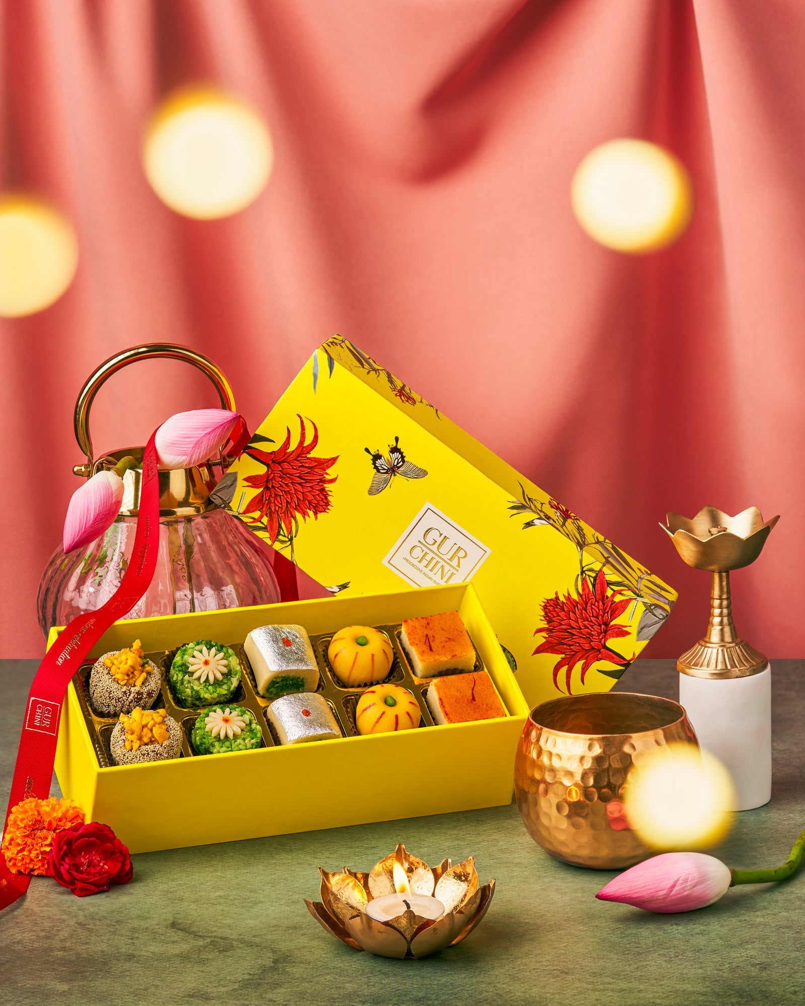 Diwali Special Luxury 10 Pcs Sweet Box of Happiness