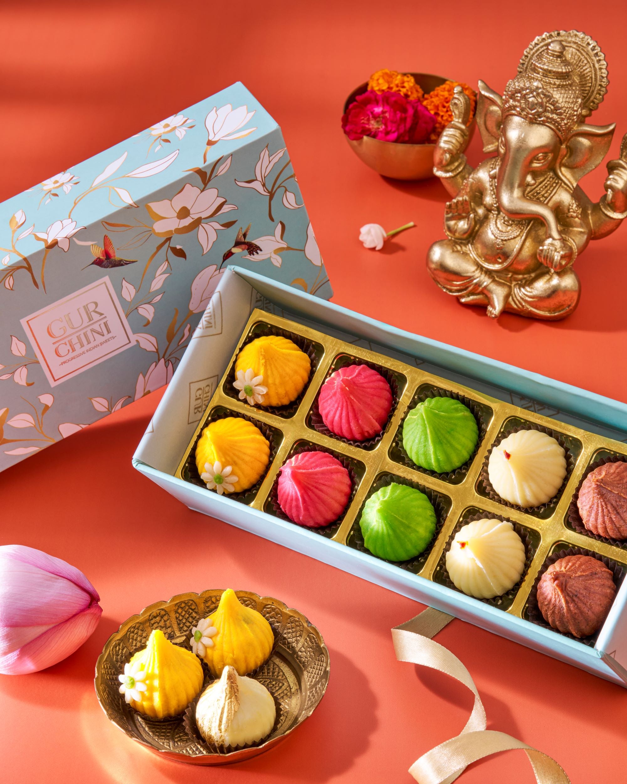 Ganesh Chaturthi Special Luxury Box of Assorted Modak of 10 Pcs